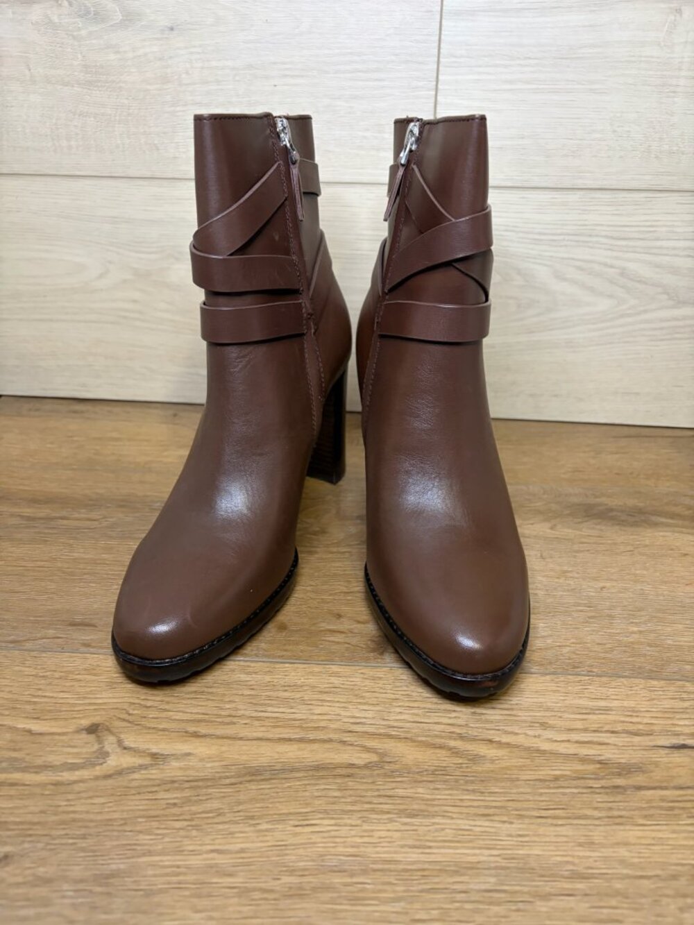 Ralph Lauren Women's Collins Dress Booties Brown 8.5B - Picture 2 of 7